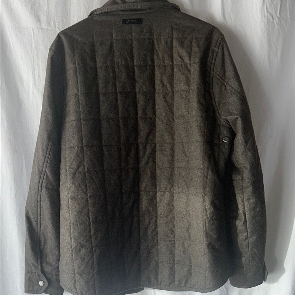Tumi Tech Men's Brown Quilted‎ Jacket - Picture 8 of 8